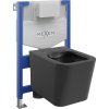 Mexen podomietková WC sada Fenix XS-F s WC mísou Teo, čierny mat - 6803385XX85