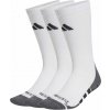 Vysoké funkčné ponožky adidas PERFORMANCE GRIP CLIMACOOL CUSHIONED CREW 3PP biele JD9572 - M