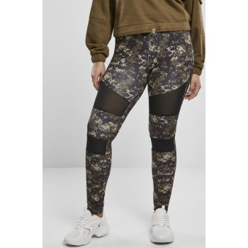 Urban Classics dámské maskáčové legíny Ladies Camo Tech Mesh leggings wood digital camo