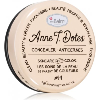 theBalm Anne T. Dotes® Concealer korektor proti začervenaniu odtieň #14 For Fair Skin 9 g