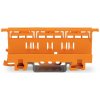 Upevňovací adaptér na DIN lištu 221-500 (pre svorky 221-41X) oranžový WAGO