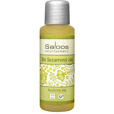 Saloos Bio sezamový rastlinný olej lisovaný za studena 50 ml