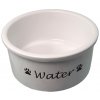 Dog Fantasy Water miska keramická 15x7 cm biela