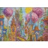 HEYE Puzzle Charming Village: Růžové stromy 1000 dílků
