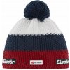 ČIAPKA EISBAR STAR POMPON BURGUND DARK COBALT WITE 403125 243