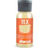 Darwi TEX Farba na textil 100050050 metalická zlatá 50 ml