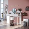 Vicco Vanity table Olivia, 110 cm with stool, Biela/Sonoma