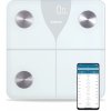 Salente SlimFit, osobná diagnostická fitnes váha, Bluetooth, biela