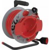EMOS SK s.r.o. Predlžovací kábel na bubne 25 m / 1 zásuvka / červený / PVC / 230 V / 1,5 mm2 - P19125