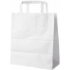 Wimex Papierová taška biela 22+10 x 28 cm