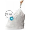 Simplehuman Príslušenstvo - Vrecia do odpadkového koša 45-50 l, typ N, 60 ks CW0262