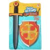 Meč a štít penový set 42,5 cm