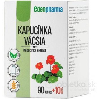 EdenPharma Kapucínka väčšia 100 tabliet