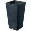 PROSPERPLAST Kvetináč FURU SQUARE 29,5cm antracit