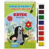 Omaľovánky s vodovými farbami a štetcom Krtko 3