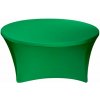 TENTino Elastický obrus STANDARD na okrúhly stôl 122 cm Farba obrusu: ZELENÁ / GREEN