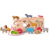 Woody Kamión s vkladacími tvarmi - zvieratká, 91199
