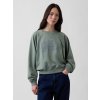 GAP Oversize mikina s logom Zelená L