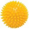 Sanomed Masažná loptička ježko, žltý 8 cm