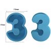 Silikónové formy - číslice veľké 3