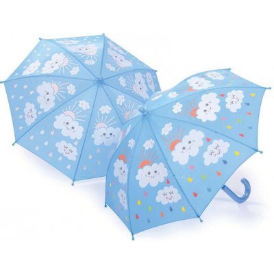 Floss & Rock dešťová kapka deštník modrý