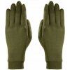 Rukavice pre smartfón Zanier Merino Liner Touch - olivová XL
