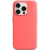 engaroGuard iPhone 15 Pro Silicone Case s MagSafe - Guava design (lososový)