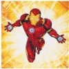 Pohľadnica Iron Man Marvel vykladanie z diamantov
