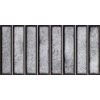 El Barco OBKLAD EL BARCO DOMINO GRIS GREY GLOSSY 15X30 cm 1m2