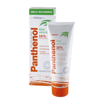 MedPharma Panthenol 10% Sensitive telové mlieko s Aloe Vera 230 ml