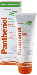 MedPharma Panthenol 10% Sensitive telové mlieko s Aloe Vera 230 ml