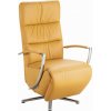 Cantus RELAXAČNÉ KRESLO, koža, kari žltá - Kreslá - 002805002901