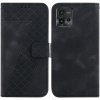 Peňaženkové kožené puzdro 7-shaped na Motorola Moto G72 - Čierna