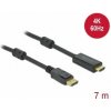 Delock Kábel z Active DisplayPort 1.2 na HDMI, 4K, 60 Hz 7 m
