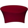 TENTino Elastický obrus STANDARD na okrúhly stôl 152 cm Farba obrusu: VÍNOVÁ / CLARET