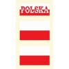 Arch Tetovacie obtlačky na tvár aj telo Poľsko vlajka 3 motívy
