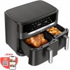 Teplovzdušná fritéza Tefal Dual XXL Easy Fry EY942HE0 Čierna