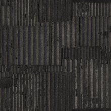 Origin 347617 Vliesová metalická čierna tapeta design vlnitý plech Matières Metal rozmery 0,53 x 10,05 m