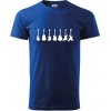 Gitary v rade - Klasické pánske tričko vyššej gramáže - 2XL ( Kráľovská modrá )