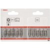 Bosch Príslušenstvo - Súprava bitov PH2, dĺžka 25 mm, 10 ks 2607001512