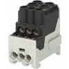 Hora eTec GmbH Rozbočovacia svorka 25mm2 UVB 100 L S čierna Al/Cu vstup 2x25mm2 výstup 6x10mm2