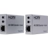 PremiumCord 4K HDMI extender na 100m přes Cat5e/Cat6, přenos Irda a Audio výstupy (khext100-3)