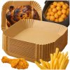 100x vložky do do teplovzdušnej fritézy (air fryer) papier 16 cm Wellhaus