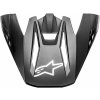 kšilt pro přilby S-M5 SOLID 2022, ALPINESTARS (černá matná)
