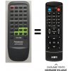 Predátor Panasonic RAK-SC957WK náhradný diaľkový ovládač iného vzhľadu