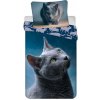 Jerry Fabrics bielizeň Dark Cat 140x200 70x90