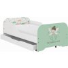 Detská posteľ s matracom a zásuvkou, FAIRY