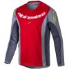 ALPINESTARS dres RACER MELT, ALPINESTARS, detský (červená/šedá) 2025 - L
