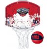 Wilson NBA Team New Orleans Pelicans Mini obruč WTBA1302NOP Červená Jedna velikost