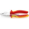 KNIPEX 01 06 190 Kombinované kliešte Chróm-vanád izolované viacsl. návleky, certifikácia VDE